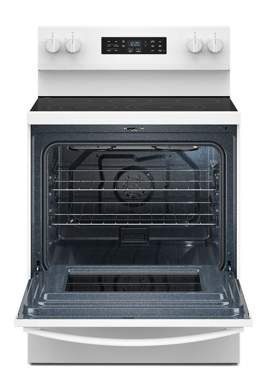 Whirlpool 30-inch Electric Range with Air Cooking Technology WFES5730SW