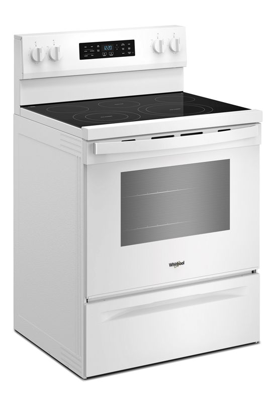 Whirlpool 30-inch Electric Range with Air Cooking Technology WFES5730SW