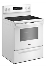 Whirlpool 30-inch Electric Range with Air Cooking Technology WFES5730SW