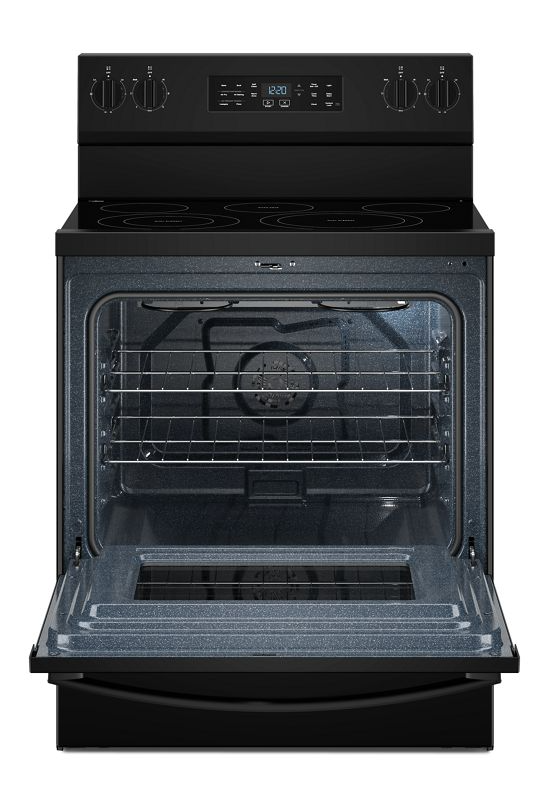 Whirlpool 30-inch Electric Range with Air Cooking Technology WFES5730SB