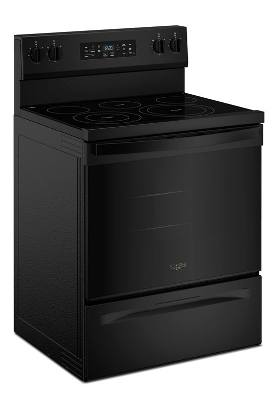 Whirlpool 30-inch Electric Range with Air Cooking Technology WFES5730SB