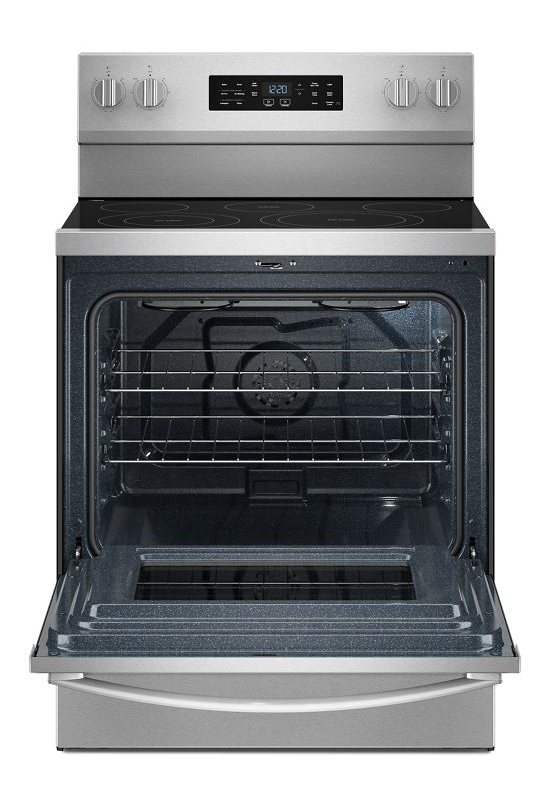 Whirlpool 30-inch Electric Range with Air Cooking Technology WFES5730SZ