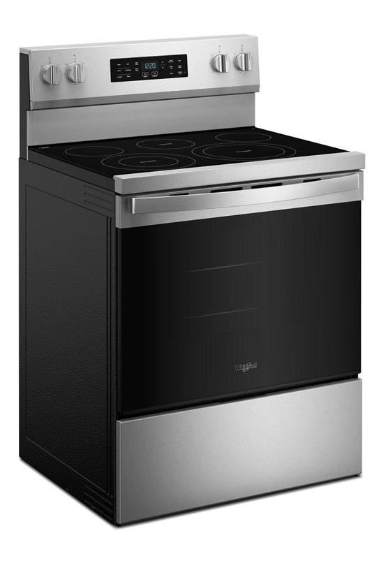 Whirlpool 30-inch Electric Range with Air Cooking Technology WFES5730SZ