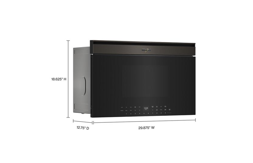 Whirlpool 1.1 cu. ft. Built-In Smart Multifunctional Microwave Oven with Air Fry - 1,000 watts WMBT7030SV