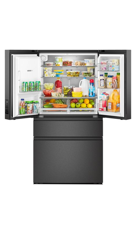 Whirlpool® 29 Cu. Ft. Family-Sized Capacity French Door Refrigerator with Flexible Temperature Drawer WRMF3736SV