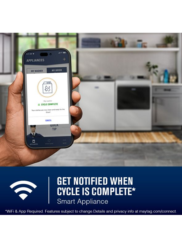 Maytag 7.4 cu. ft. Smart Top Load Dryer with Extra Power MGD6205RW