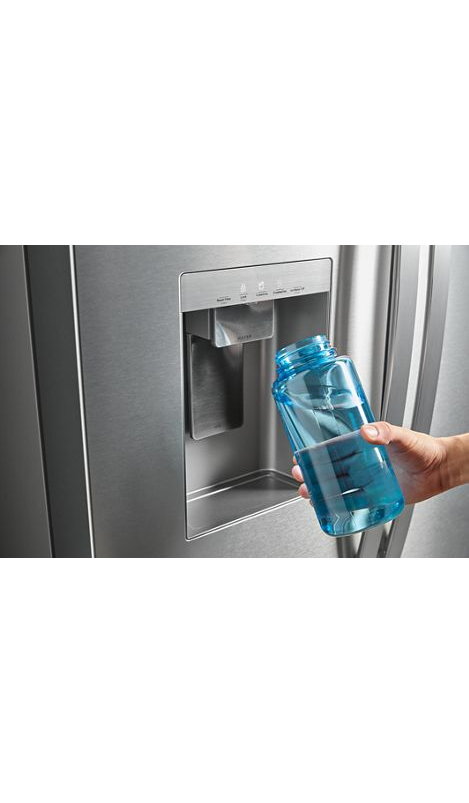 Whirlpool® 29 Cu. Ft. Family-Sized Capacity French Door Refrigerator with Flexible Temperature Drawer WRMF3636SV