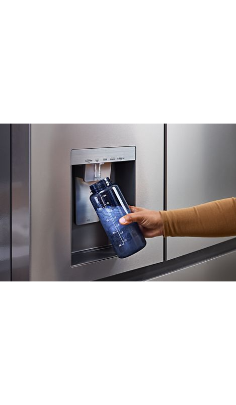 Whirlpool® 29 Cu. Ft. Family-Sized Capacity French Door Refrigerator with Flexible Temperature Drawer WRMF3536SW