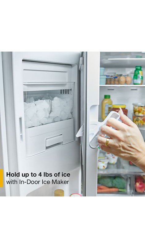 Whirlpool® 29 Cu. Ft. Family-Sized Capacity French Door Refrigerator with Flexible Temperature Drawer WRMF3536SW