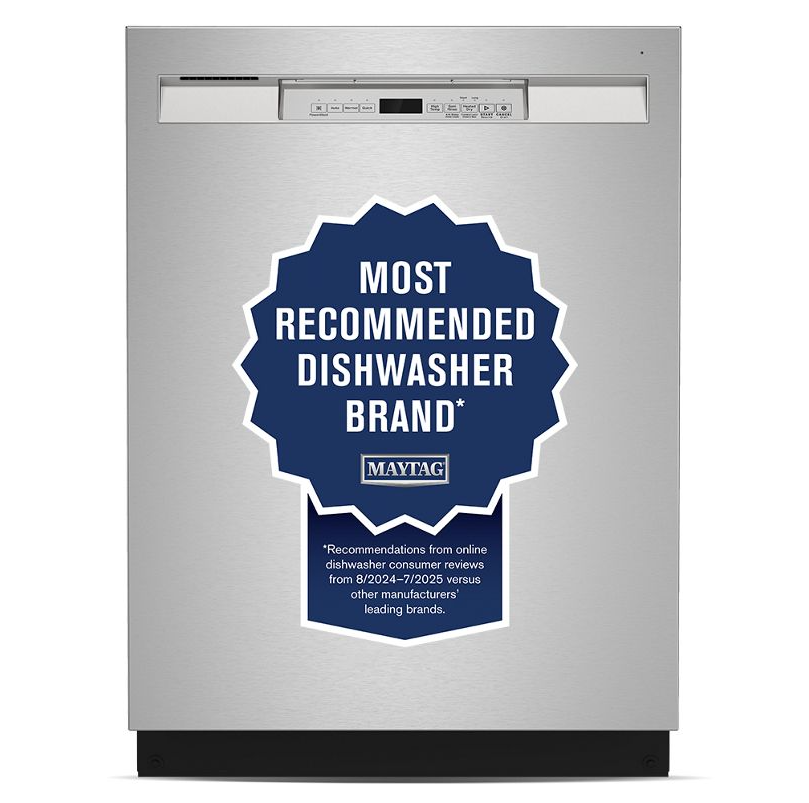 Maytag Stainless steel tub dishwasher with Dual Power filtration MDB4949SKZ