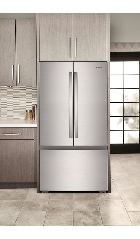 Whirlpool 36-inch Wide True Counter Depth 3-Door French Door Refrigerator - 24 cu. ft. WRFC3036RZ