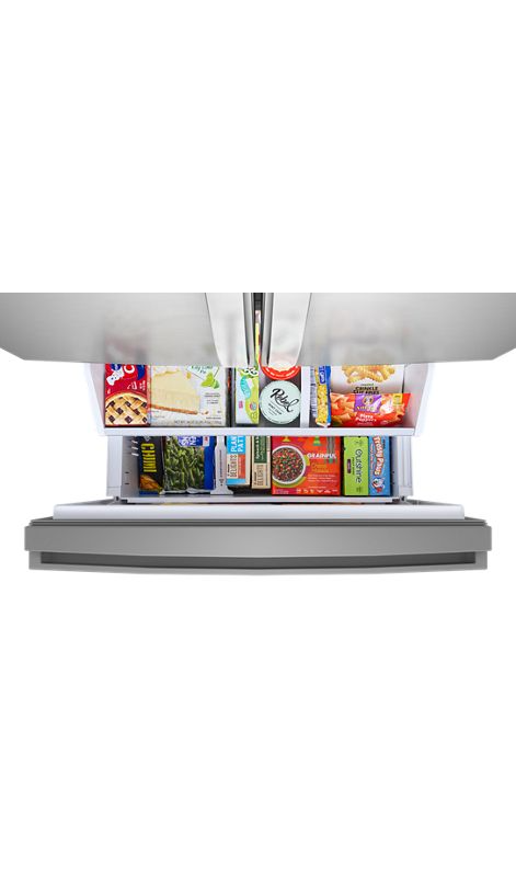 Whirlpool 36-inch Wide True Counter Depth 3-Door French Door Refrigerator - 24 cu. ft. WRFC3036RZ