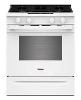 Whirlpool 30-inch Gas Range with No Preheat and Slow Cook Modes WSGS3330TW