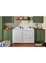 Whirlpool 7.0 cu. ft. Gas Long Vent Dryer with Adaptive Dry - Vented Top Load Matching WGD4105LSW