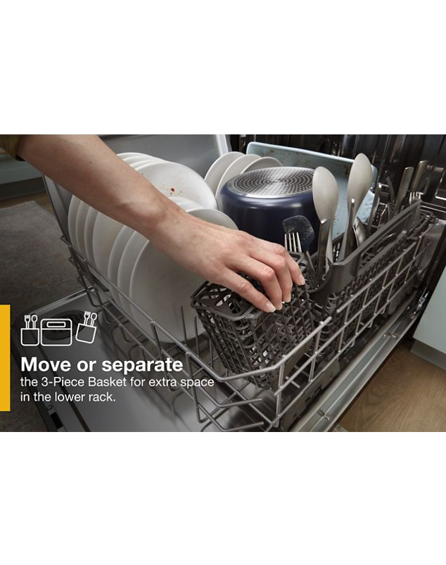 Whirlpool 24" Stainless Steel Dishwasher with Soil Sensor and Quick Wash WDT751SAPZ