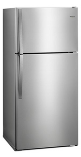 Whirlpool 28-inches wide Top-Freezer Refrigerator WRT134TFDM