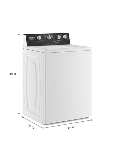 Maytag Commercial-Grade Residential Agitator Washer - 3.5 cu. ft. MVWP586GW