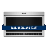 Maytag Flush Mount Microwave-Toaster Oven Combo - 1.1 Cu. Ft. MMMF8030PZ