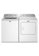 Maytag 4.7 Top Load Washer, With Agitator, Glass Lid MTW5205TW