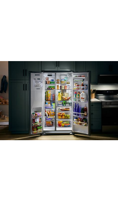 Whirlpool 36-inch Wide Side-by-Side Refrigerator - 21 cu. ft. WRSC6536RZ