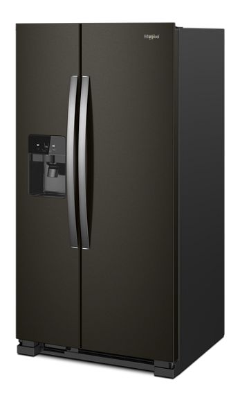 Whirlpool 36-inch Wide Side-by-Side Refrigerator - 25 cu. ft. WRS555SIHV-Black Stainless