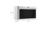 Maytag Over-the-Range Flush Built-In Microwave - 1.1 Cu. Ft. MMMF6030PW-White