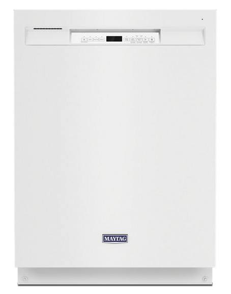 Maytag Stainless steel tub dishwasher with Dual Power filtration MDB4949SKW-White