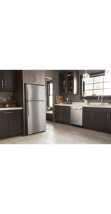 Whirlpool 28-inches wide Top-Freezer Refrigerator WRT134TFDM