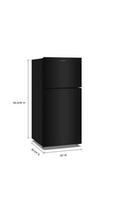 Amana 30-Inch Wide Top-Freezer Refrigerator With Dual Crisper Drawers—19 Cu. Ft. ARTX2019SB