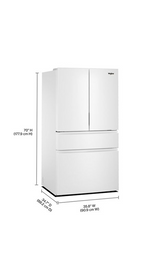 Whirlpool® 30 Cu. Ft. Family-Sized Capacity French Door Refrigerator with Flexible Temperature Drawer WRMF3336SW