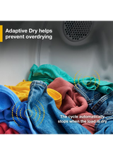 Whirlpool 7.0 cu. ft. Gas Long Vent Dryer with Adaptive Dry - Vented Top Load Matching WGD4105LSW