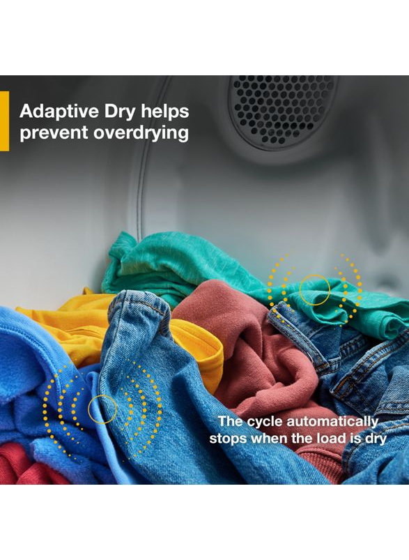 Whirlpool 7.0 cu. ft. Gas Long Vent Dryer with Adaptive Dry - Vented Top Load Matching WGD4105LSW