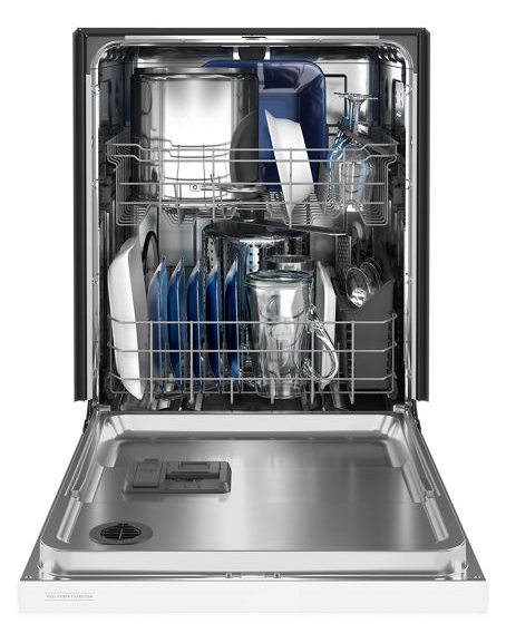 Maytag Stainless steel tub dishwasher with Dual Power filtration MDB4949SKW-White