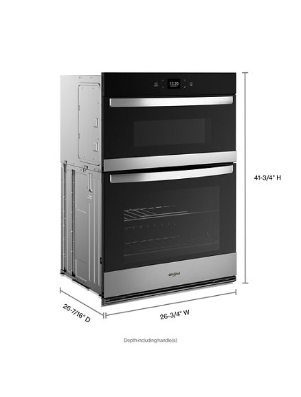 Whirlpool 5.7 Total Cu. Ft. Combo Wall Oven with Air Fry When Connected WOEC5027LZ