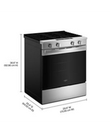 Whirlpool 30-inch Gas Smart Range with Air Cooking Technology and Steam Clean WSGS4530TS