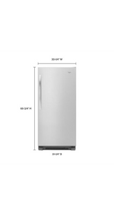 Whirlpool® 31-inch Wide SideKicks® All-Refrigerator with LED Lighting WSR57R18DM