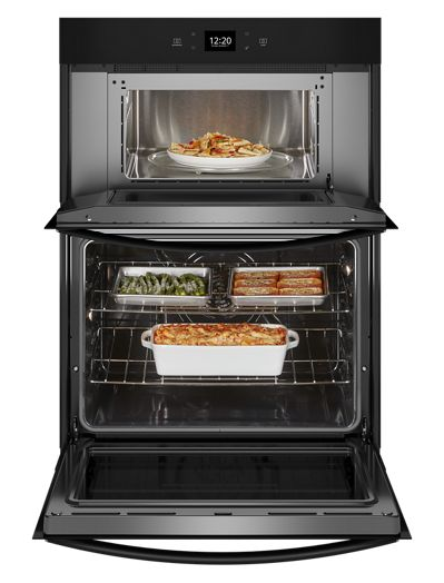 Whirlpool 6.4 Total Cu. Ft. Combo Wall Oven with Air Fry When Connected WOEC5030LB