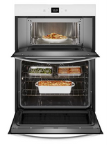 Whirlpool 5.7 Total Cu. Ft. Combo Wall Oven with Air Fry When Connected WOEC5027LW