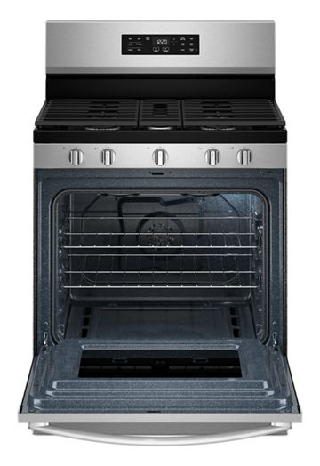 Whirlpool 30-inch Gas Range with Air Cooking Technology and Steam Clean WFGS4530SS