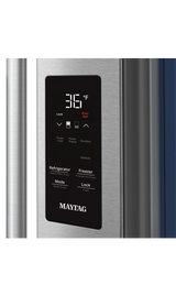 Maytag® 31 Cu. Ft. XL Capacity French Door Bottom Mount Refrigerator with Ice + Water MRFF4336TZ