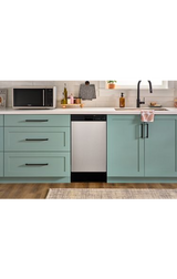 Whirlpool 18" Stainless Steel Dishwasher with Half Load Cycle and Triple Spray Arms - 48 dBA WDFS5118SS
