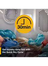 Whirlpool 7.0 cu. ft. Gas Long Vent Dryer with Adaptive Dry - Vented Top Load Matching WGD4105LSW