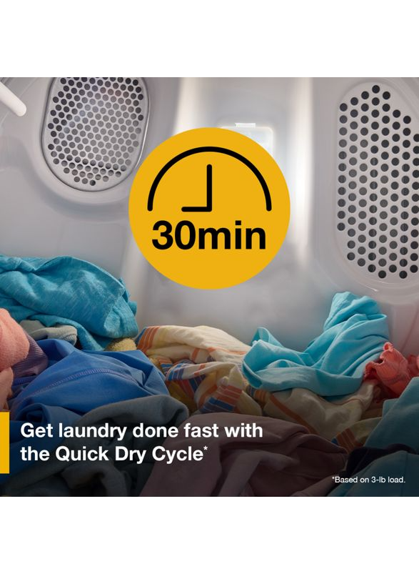 Whirlpool 7.0 cu. ft. Gas Long Vent Dryer with Adaptive Dry - Vented Top Load Matching WGD4105LSW