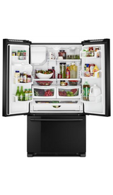 Maytag® 36- Inch Wide French Door Refrigerator with PowerCold® Feature - 25 Cu. Ft. MFI2570FEB