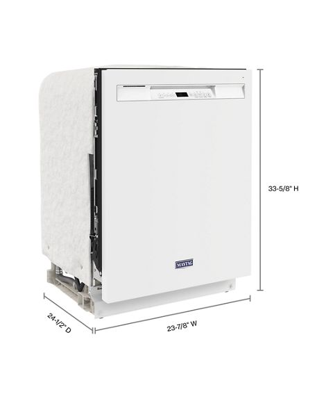 Maytag Stainless steel tub dishwasher with Dual Power filtration MDB4949SKW
