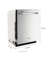 Whirlpool 24" Stainless Steel Dishwasher with Soil Sensor and Quick Wash WDT751SAPZ