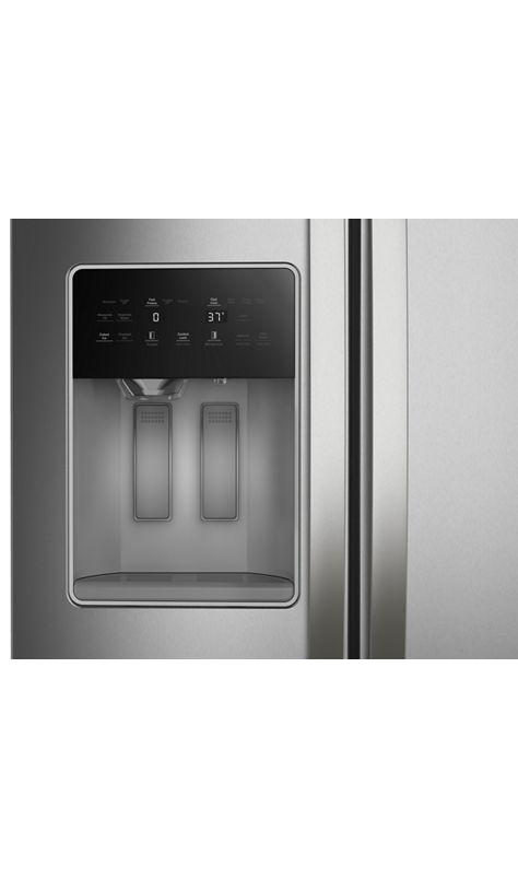 Whirlpool 36-inch Wide Side-by-Side Refrigerator - 21 cu. ft. WRSC6536RZ