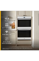 Whirlpool 10.0 Total Cu. Ft. Double Wall Oven with Air Fry When Connected WOED5030LW