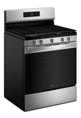 Whirlpool 30-inch Gas Range with Air Cooking Technology and Steam Clean WFGS4530SS
