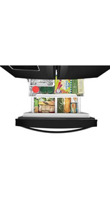 Whirlpool 30-inch Wide French Door Refrigerator - 20 cu. ft. WRF560SEHB